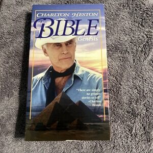 The Bible Genesis VHS Charlton Heston